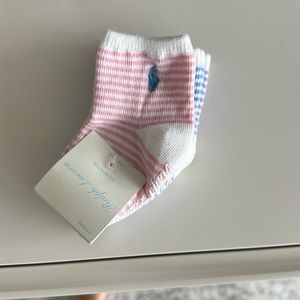 Ralph Lauren 0-6 months socks 3 pairs